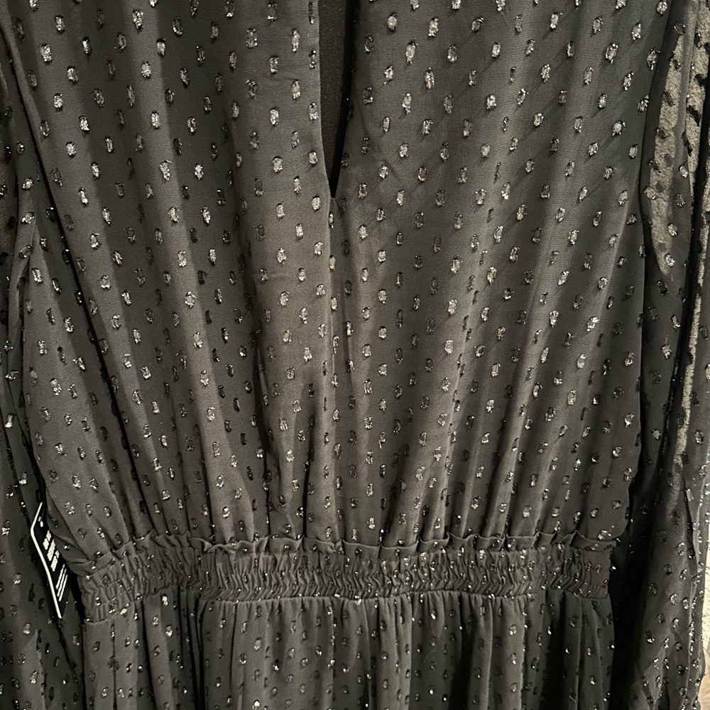 Glitter spotted dress from Express